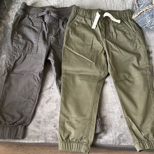 Cat & Jack Kids' Charcoal and Olive Joggers